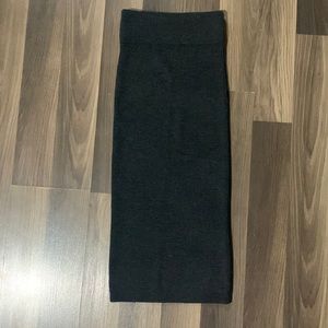 Aritzia Community Bodycon Ribbed Wool Blend Skirt